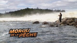 L'escalade des saumons Atlantique sur la rivière Natashquan   Mordu de la Pêche