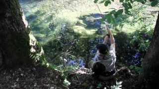 Pêche de 2 grosses truites à la mouche