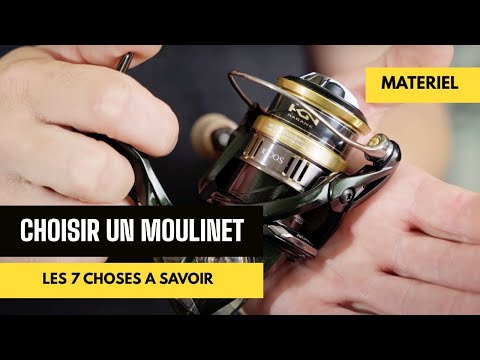 Choisir son moulinet spinning : 7 points importants à prendre en compte.